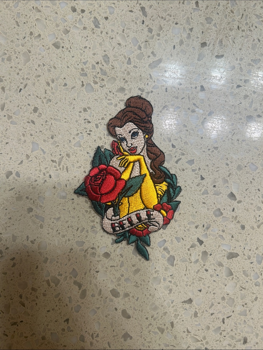 Disney Belle Embroidered Patch